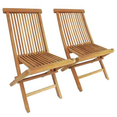 Chaise en teck pliante - 229$