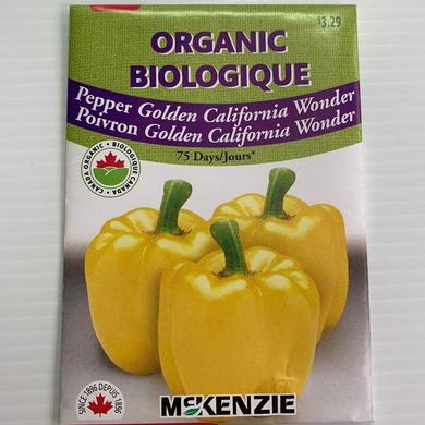 Poivron Golden California Wonder BIOLOGIQUE