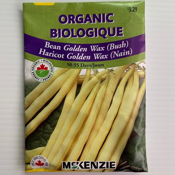 Bean Golden Wax (Bush) ORGANIC