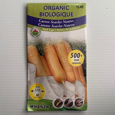 Carotte Scarlet Nantes BIOLOGIQUE