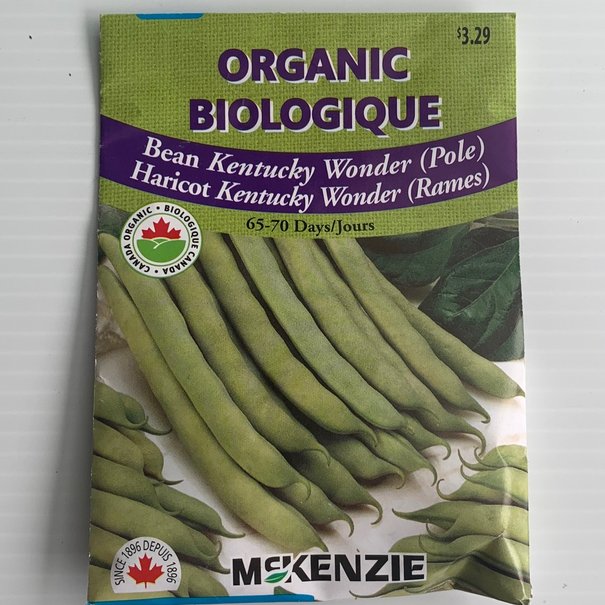 Bean Kentucky Wonder (Pole) ORGANIC
