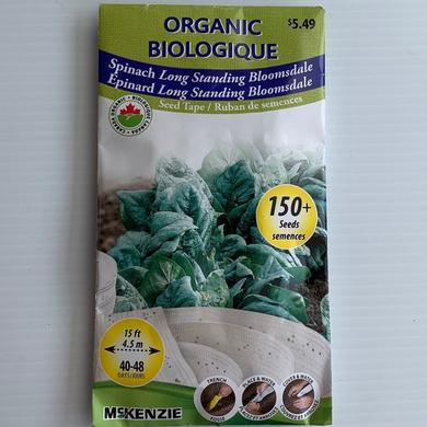 Épinard Long Standing Bloomsdale BIOLOGIQUE