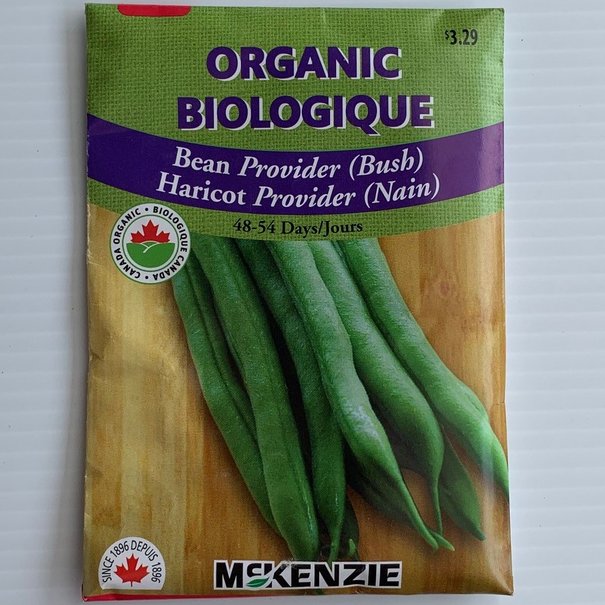 Haricot Provider (Nain) BIOLOGIQUE
