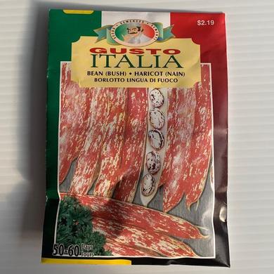 Bean Borlotto Lingua Di Fuoco (Bush)