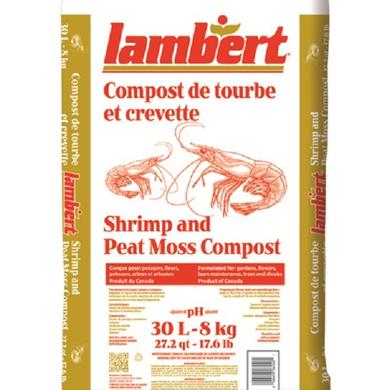 Composte de tourbe et de crevette Lambert $