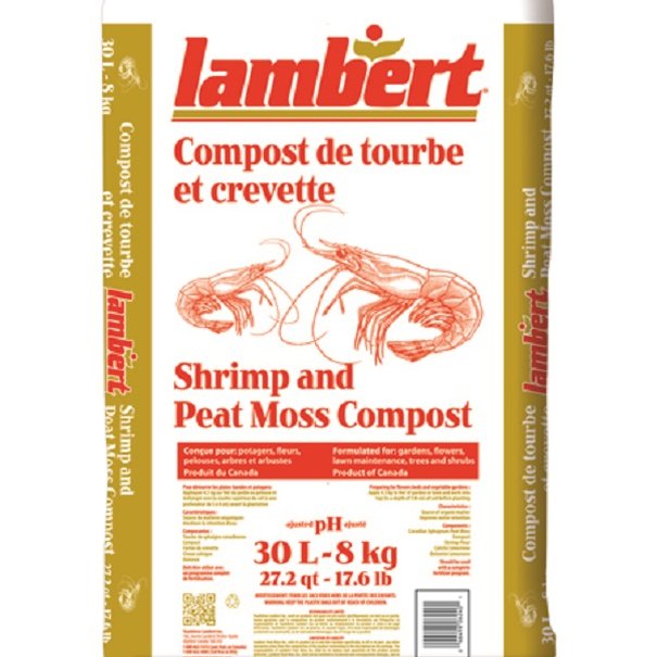 Composte de tourbe et de crevette Lambert $