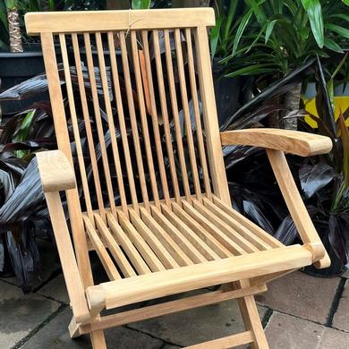 Folding Teak Chair with armrest - 299$
