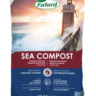 Compost avec tourbe et crevettes