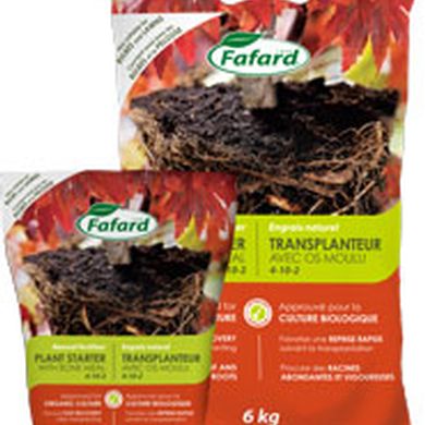 Engrais naturel Transplanteur avec os moulu